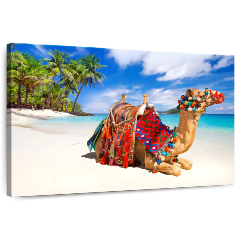 Beach Camel, 34" H x 51" W