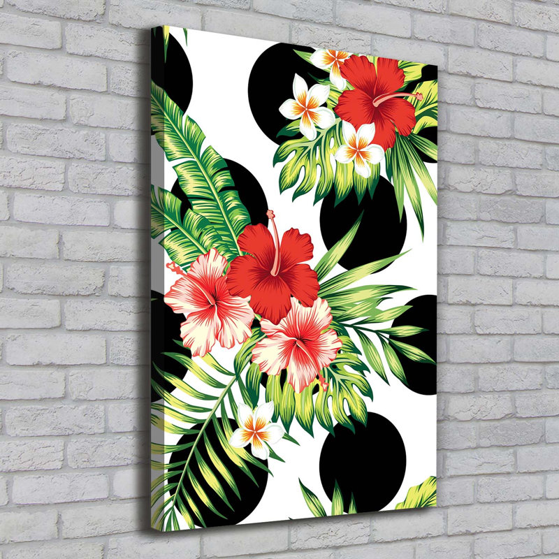 Hawaiian Pattern - Wrapped Canvas Print