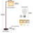 Floor Lamp For Living Room With 3 Color Temperatures LED Bulb, Standing Lamp Tall Industrial Floor Lamp Reading For Bedroom, Office (9W LED Bulb, Lampshade Included)-931100922-931100923