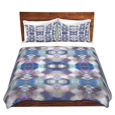 Polyester Ikat Duvet Cover Set