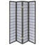 Cloison 4 panneaux en bois massif l 69,5 "x H 70,25" Ashwika - Noir-93620605-124651909-124651908