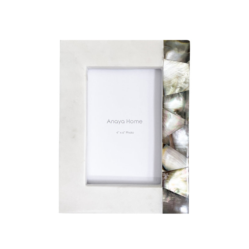 Cadre photo en marbre, 4 po x 6 po