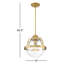 Luminaire suspendu simple en verre Margos-1633139662