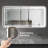 LED Bathroom Vanity Wall Mirror, 28 Inch, Anti-Fog, Dimmable, Shatter-Proof Tempered Glass For Makeup And Shaving | Gift Idea-753821838-753821876