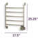 Chauffe-serviettes mural Warmrails Regent