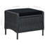 Chaise de patio inclinable avec coussins Couto-1759688896
