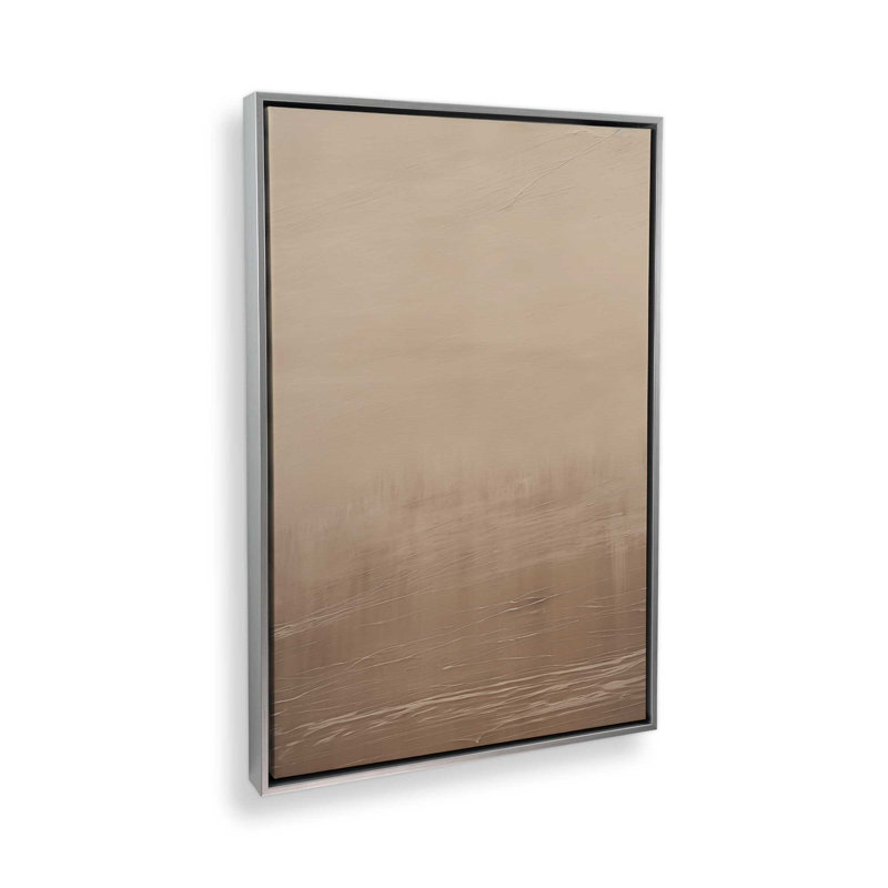 Silken Sandrifts v2, reproduction sur toile dans un cadre doré poli, H 12,75 po x l 8,75 po x P 1,75 po
