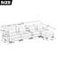 Canapé en L chenille avec 1 repose-pieds mobile, canapé modulaire surdimensionné à 4 places avec coussins de taille exquise, facile à assembler-1720406774-1720406770
