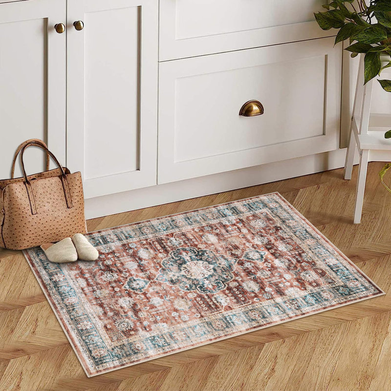Perras Washable Indoor Rug, Rectangle 2' x 3'
