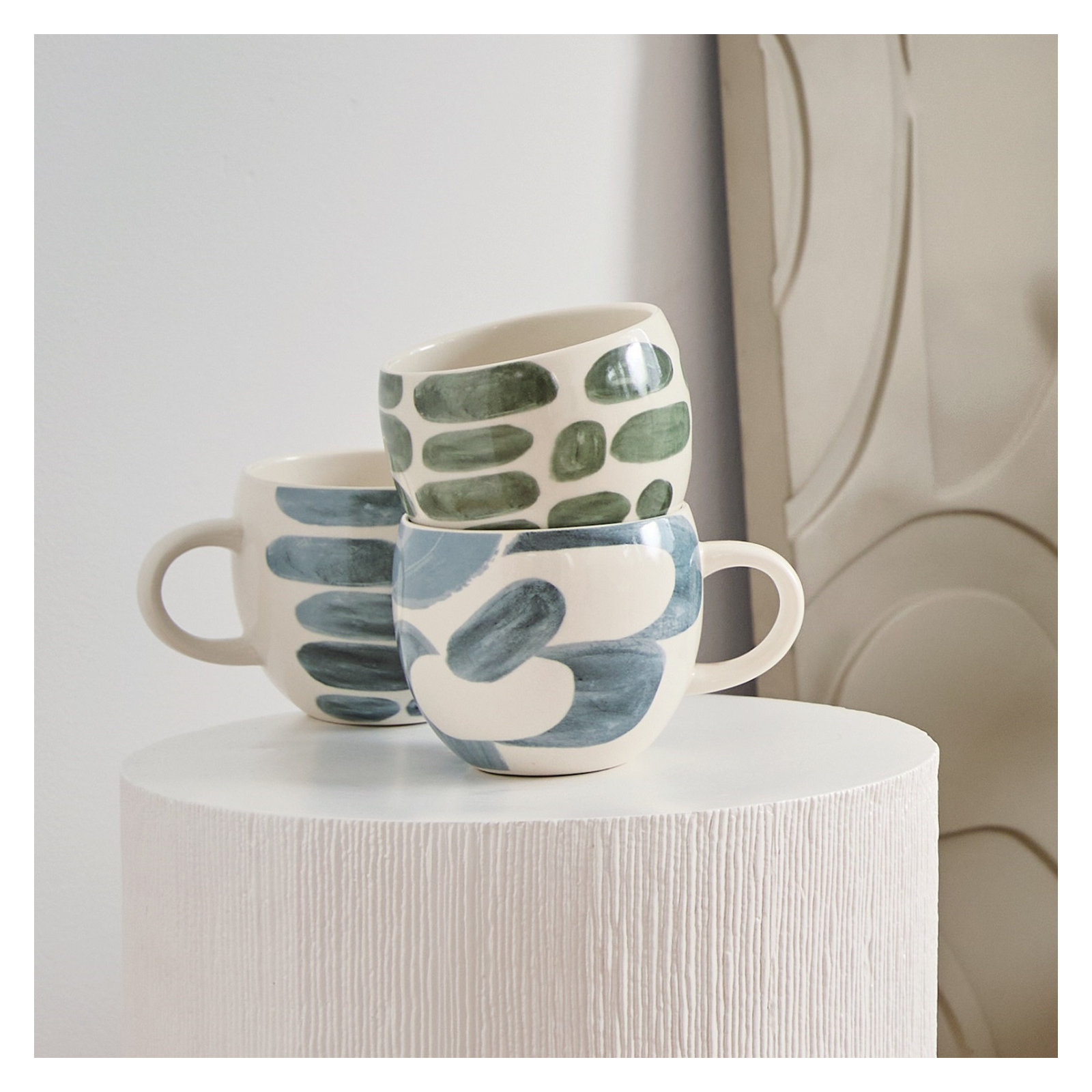 Stoneware Teacup, Slate