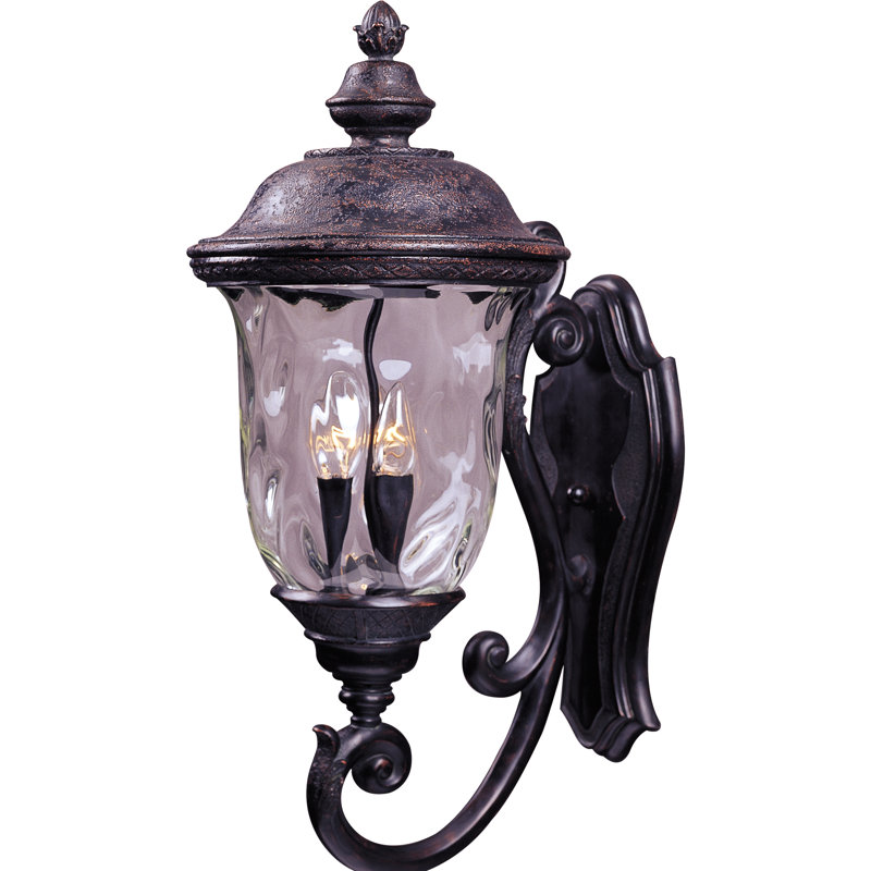 Lanterne murale d'extérieur en verre martelé Islington, Grand (H 31 po x l 14 po x P 18,5 po)