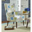 Fauteuil à oreilles et repose-pieds Piersten de 67 cm de large-313481339