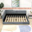 Lit de jour double rembourré en bois-556521892