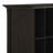 Amherst 57"W Solid Wood 12 Cube Storage Bookcase with Fixed Shelves