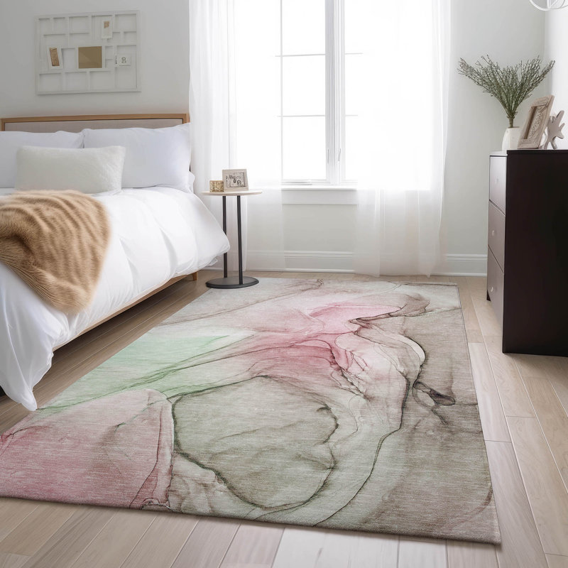 Tapis de qualité supérieure lavable à la machine Cerrito AMF502, Rectangle 10 pi x 14 pi