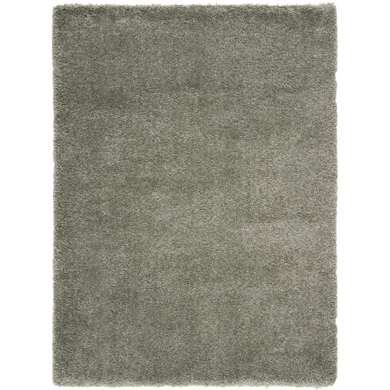 Elidge Shag Performance Solid Color Rug, Rectangle 4' x 6'
