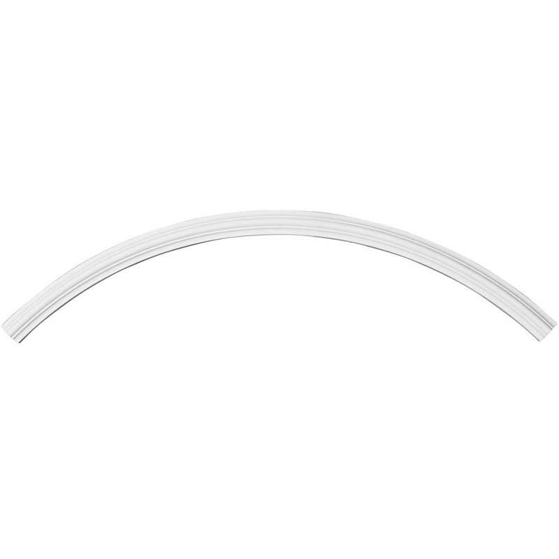 Ensemble d'anneaux de plafond traditionnel, H 50,375 po x l 50,375 po, Simple (1/4 d'un cercle complet)