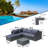 Laderrica 5 - Person Patio Conversation Set
