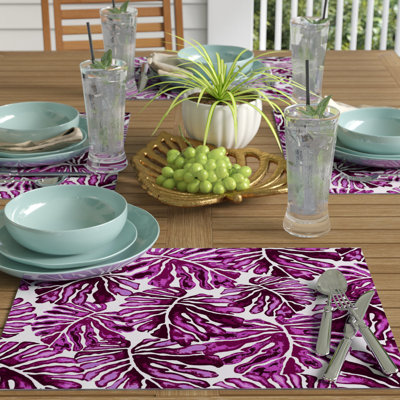 Springdale Polyester Floral Rectangle Placemat