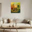 Art mural abstrait 24 "x 36"
