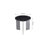 Round Coffee Table Black Oak Wood Surface And Black Metel Feet-128849828-128849831