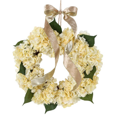 40 cm Silk and Plastic Artificial Wreath