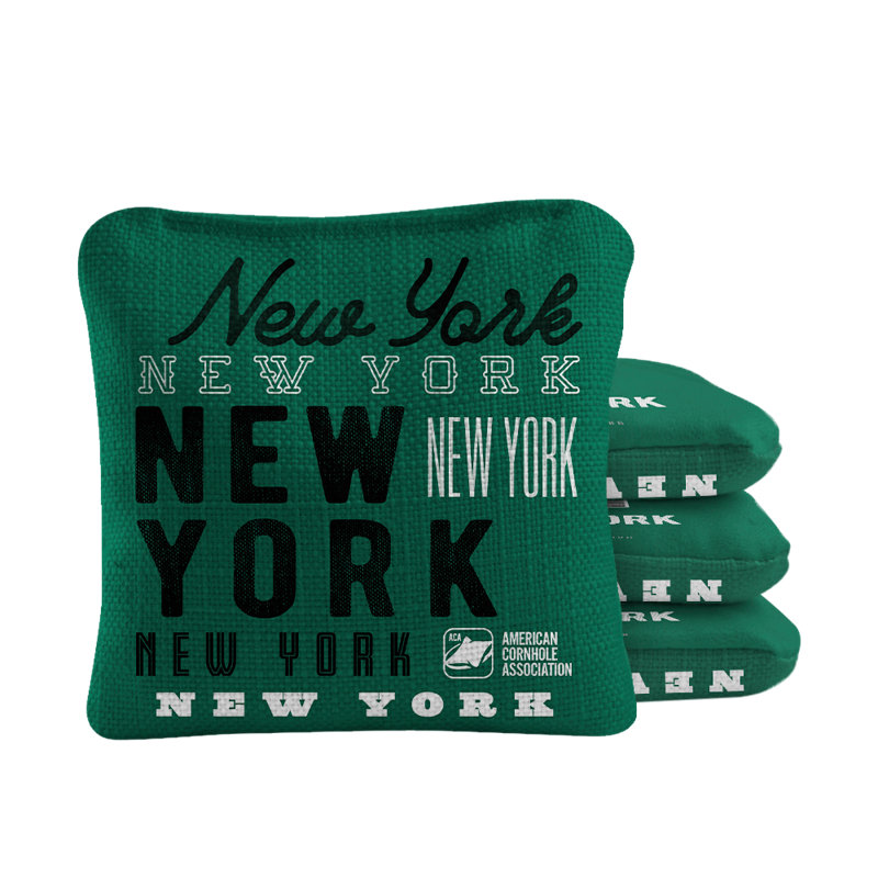 New York Football - sacs rétro Gameday Synergy Pro Cornhole, Vert
