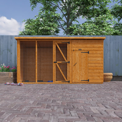 Tiger Solid Wood Dog House