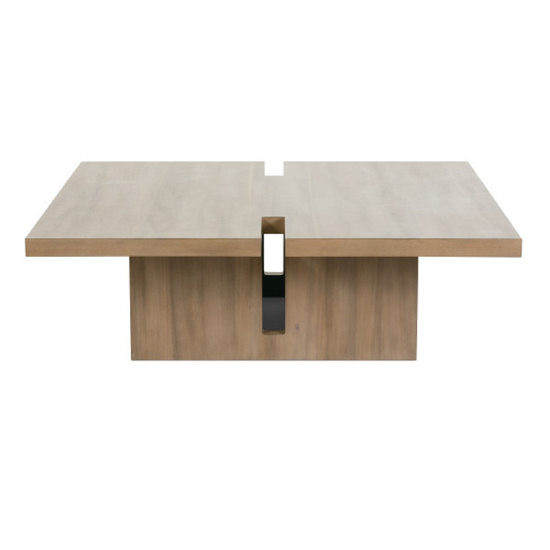 Theory Square Coffee Table, 16" H x 52" L x 52" W