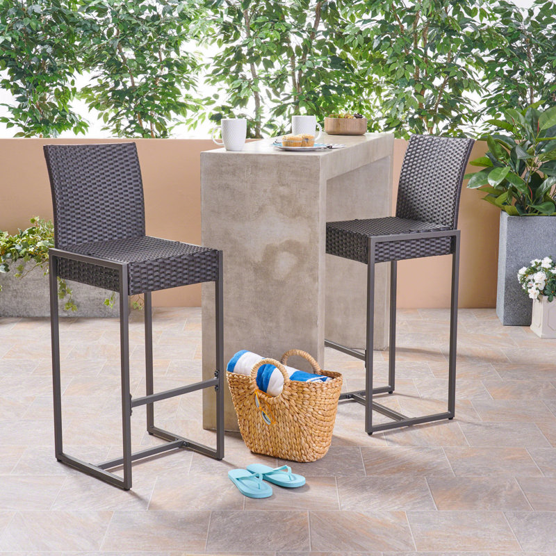 Tabouret de bar d'extérieur