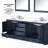 Double Bath Vanity with White Quartz Top-110913047