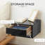 37cm W Engineered Wood Bedside Table-75522313