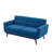 Carmencita 65" Linen Upholstered Square Arm Loveseat-966046580-995237777