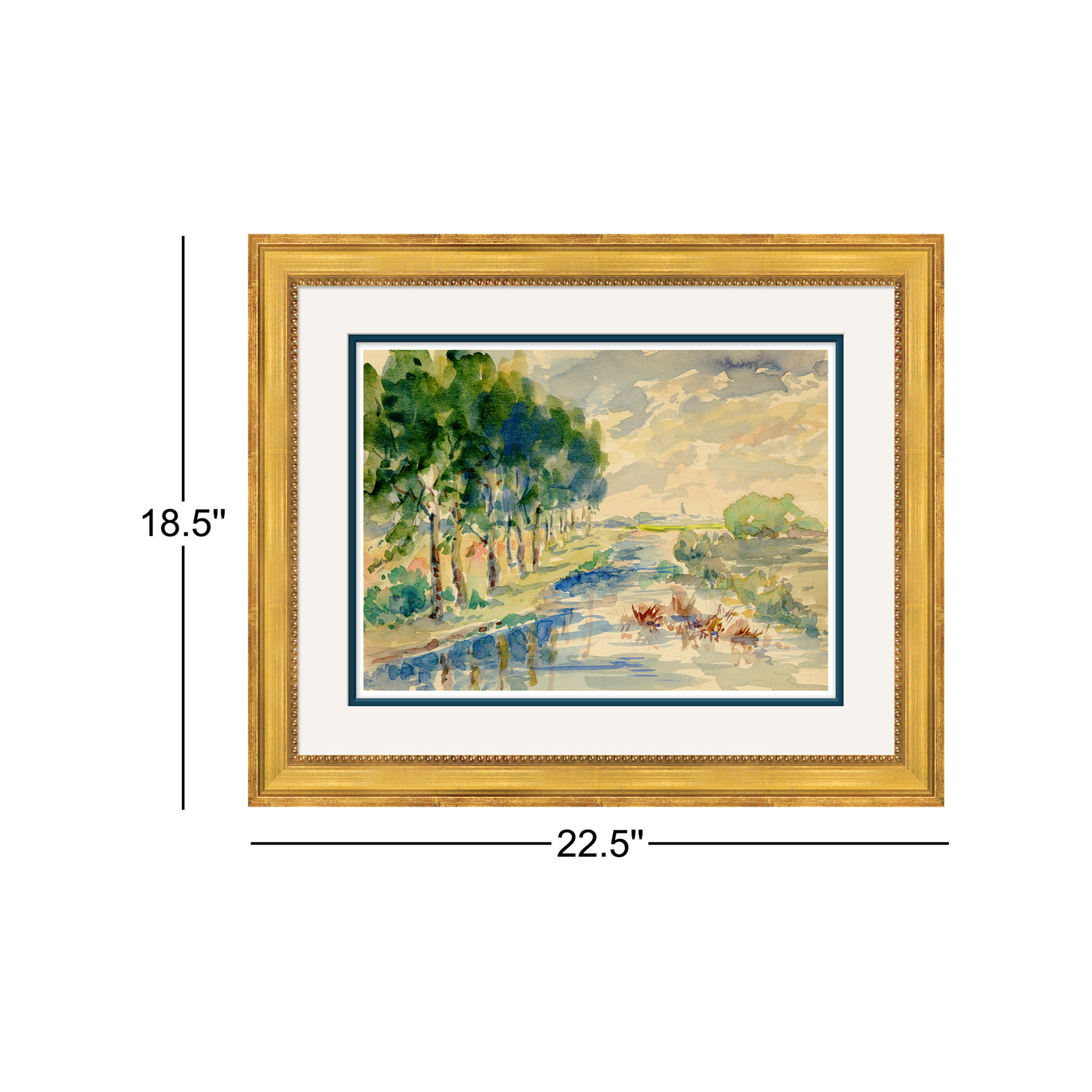 Landscape, 18.5" H x 22.5" W x 1.13" D