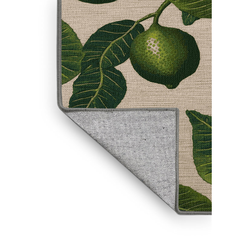  Tapis lavable Kafir Lime, Rectangulaire 2 pi x 3 pi