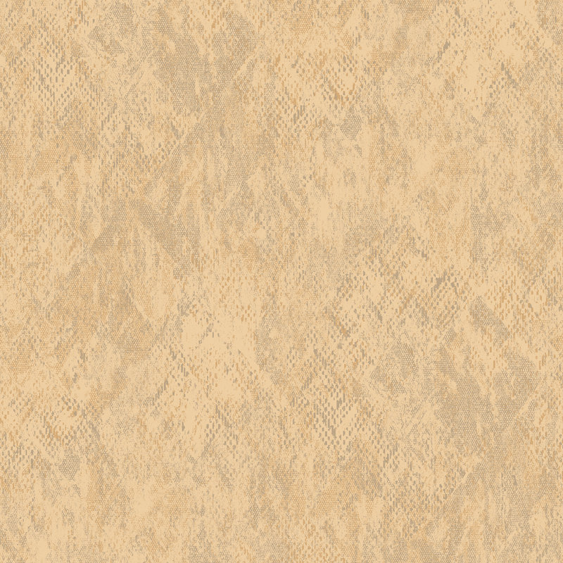 Papier peint texturé Python, Jaune