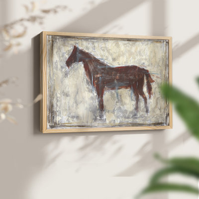 Iron Equine I -Framed Print - Restickable