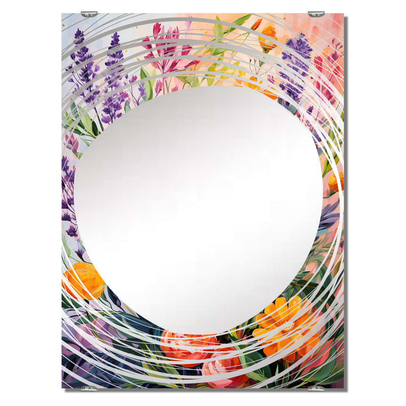 Misdalski - Miroir mural à fines herbes MIR134405, 32 po x 24 po
