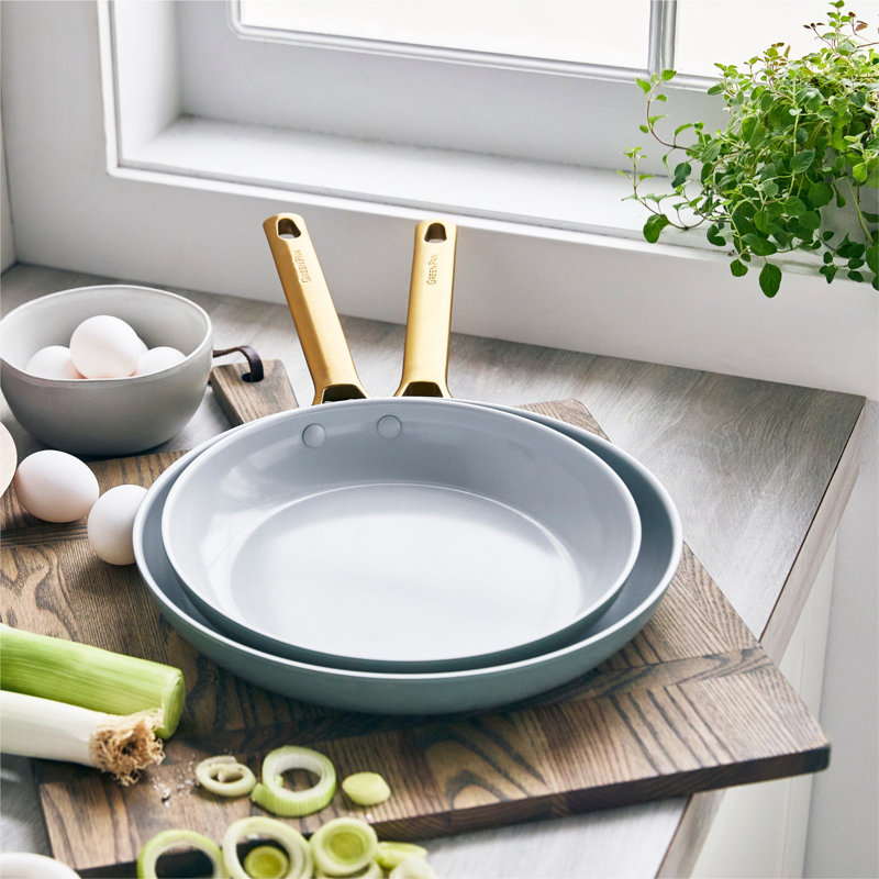 GreenPan Padova Aluminium Non Stick 26cm & 30cm Frying Pan Set