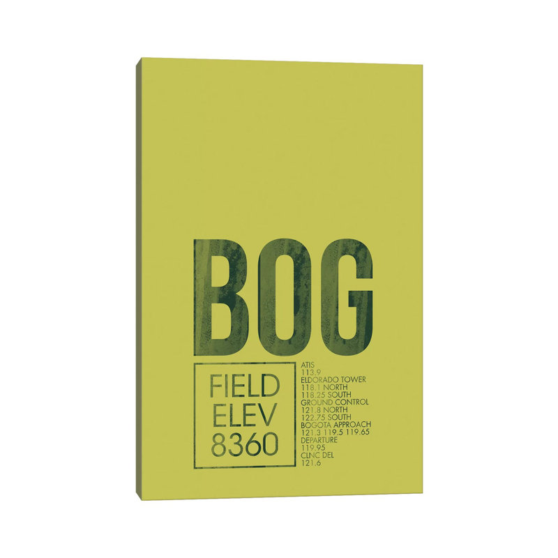 BOG Air Traffic Control, Bogota, Colombia by 08 Left - Wrapped Canvas Print, 66.04 cm H x 45.72 cm W