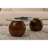 Chrisina Modern Coffee Table with 100% Tempered Glass Top, 47.2 x 11.8 x 27.6 inches | Durable Polyurethane Casting Legs, Stylish Walnut & Bronze Finish | Perfect for Living Room & Contemporary Spaces, Elegant Design-112290063-112290064