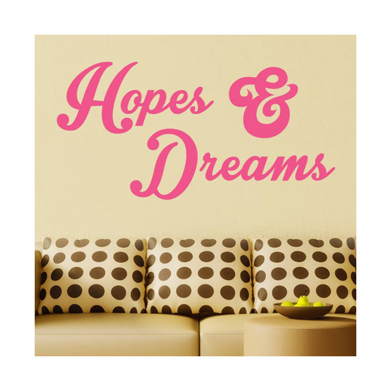 Wall Decal, Pink, Large