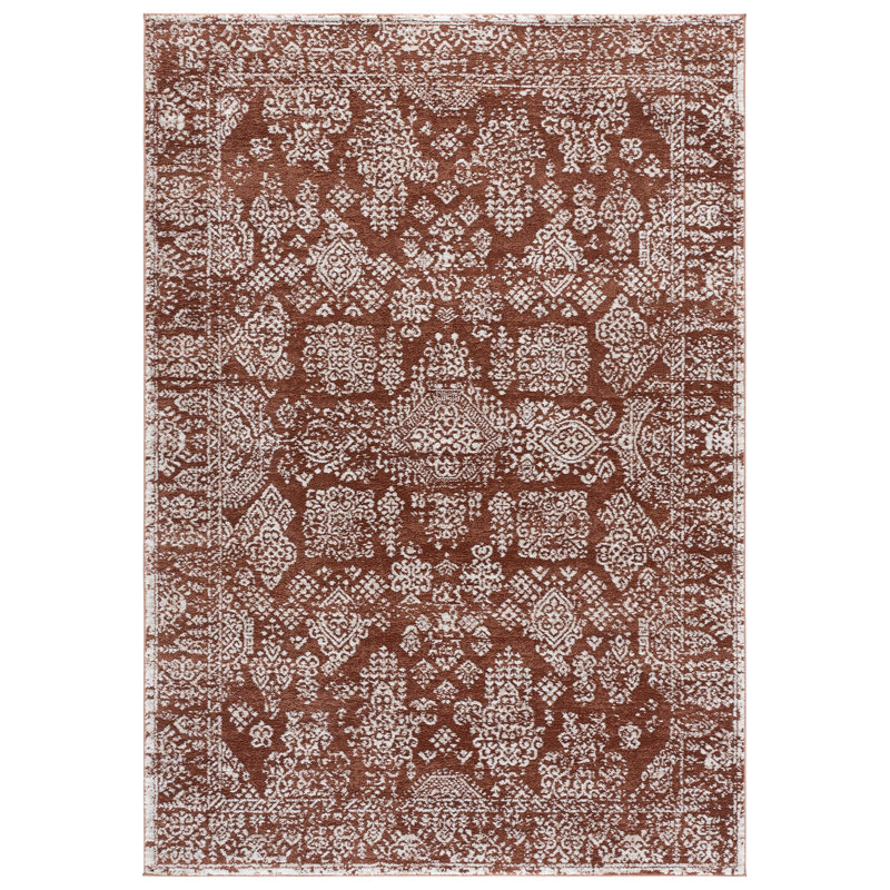 Chamber Power Loom Performance Oriental Indoor Rug, 8'-0" x 10'-0" Rectangle
