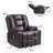 35.6" W Lassic Power Faux Leather Electric Lift Assist Reclining Chair For Elderly With Massage, Heat, Usb Port, 2 Cup Holders & Side Pocket-1273403503