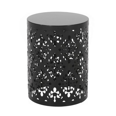 Charming Outdoor Metal Side Table With Durable Construction And Stylish Design