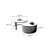 Round stone slab coffee table set-435857903