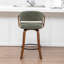 Tabouret de comptoir pivotant rembourré Providence-123200740