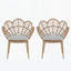 Chaise d'extérieur en osier, ensemble de 2