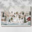 «Frostlit Icicles Serenade», toile tendue avec châssis de qualité supérieure-904724601