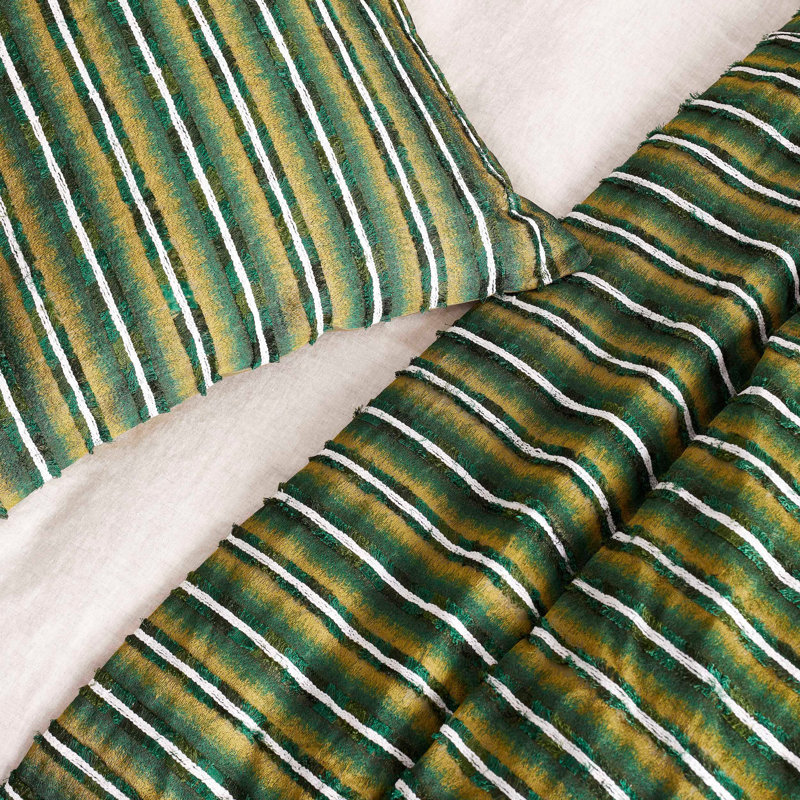 The Met X Ann Gish Pluma Linen Square Pillow Cover & Insert